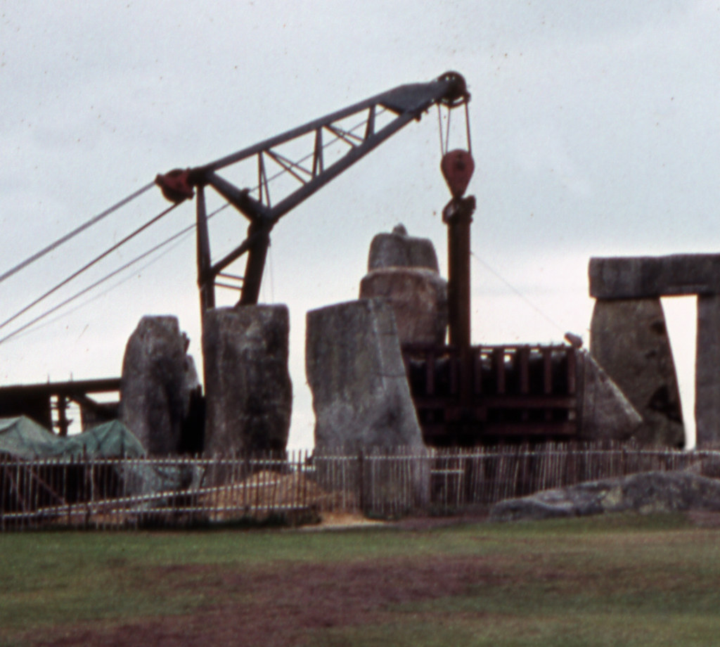 Construction of Stonehenge in Wiltshire 1958 Construction … Flickr