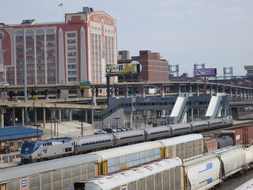 Amtrak at the Station Downtown St. Louis Paul Sableman Flickr