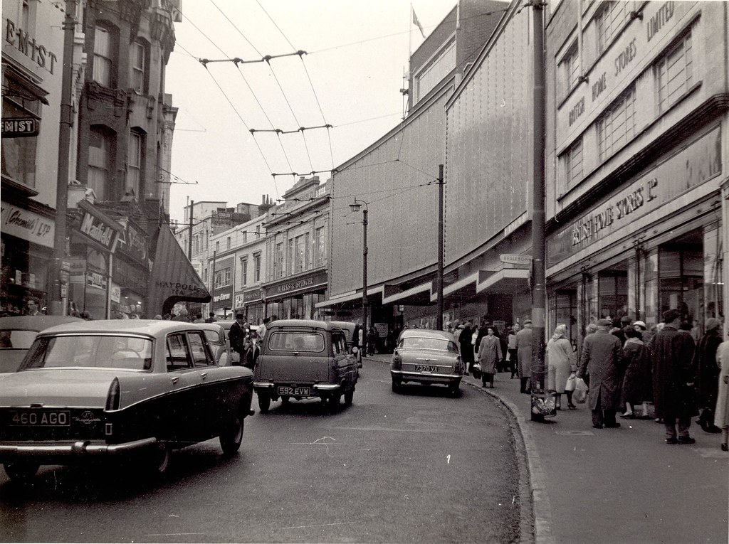 COMMERCIAL RD. BOURNEMOUTH. DORSET. JANUARY 1961 This stre… Flickr