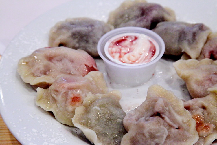 Fruit pierogi, Cafe Polonia, Salem, Massachusetts Dave Cook Flickr