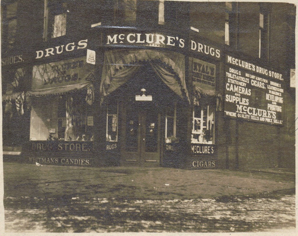 McClure's Drugs, Warren, Ohio circa 1914 The current home … Flickr