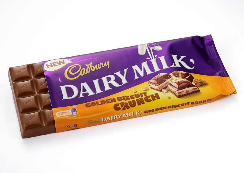Golden Biscuit Crunch Cadbury Dairy Milk chocolate bar. Flickr