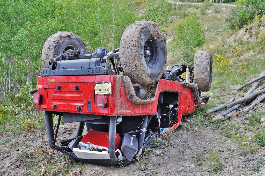 Turtled Jeep We came across this poor abandoned Jeep on ou… Flickr