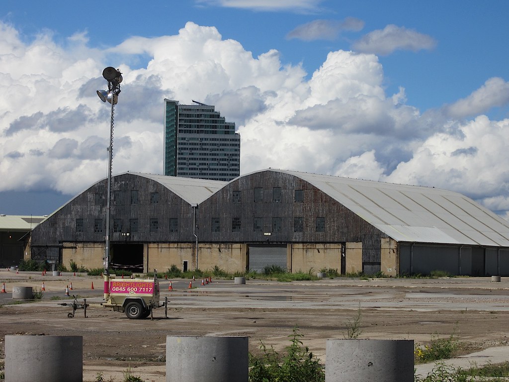 Convoys Wharf the protected warehouse In this closeup of… Flickr