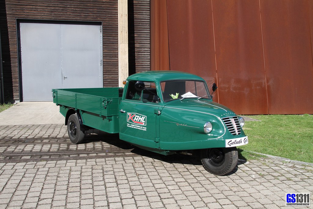 1955 1961 Goliath Goli Goliath was a German car brand st… Flickr