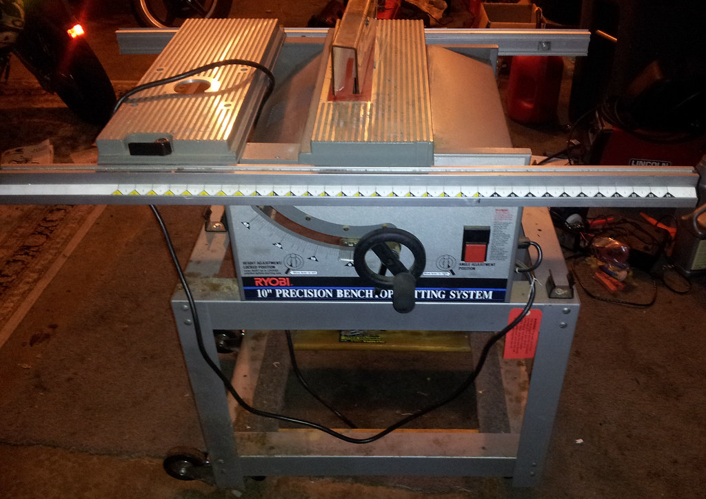 Ryobi 10" Precision Benchtop Cutting System Table Saw TRAD… Flickr
