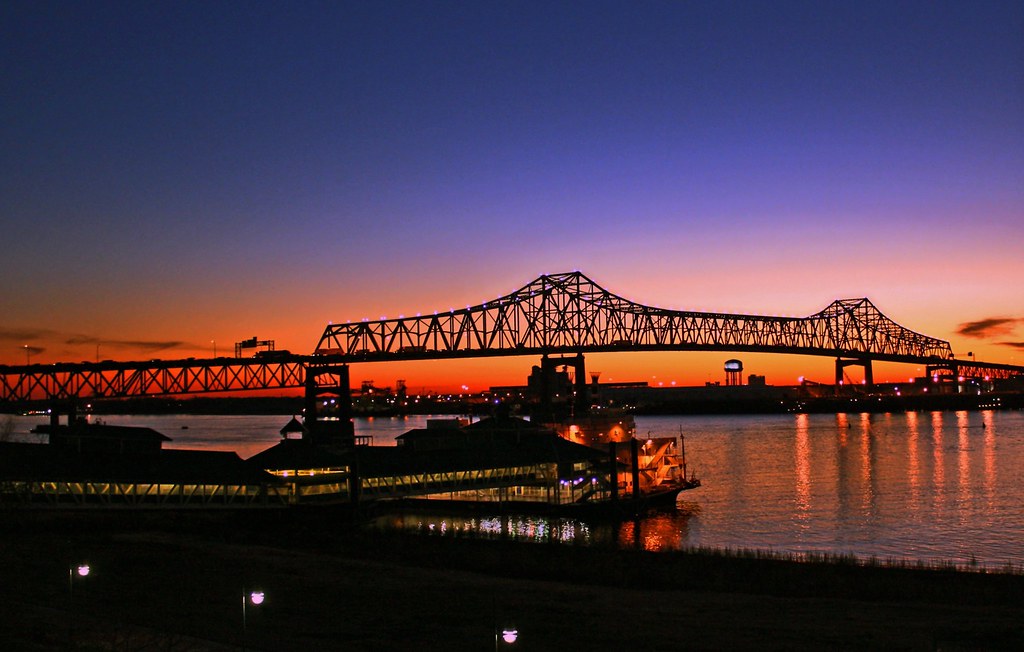 Mississippi River Bridge in Baton Rouge NatureGeek_inBR Flickr