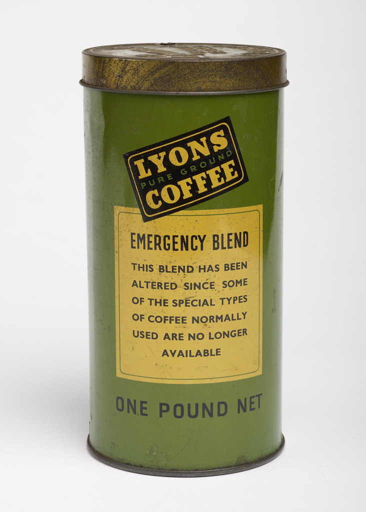 Lyons ‘Emergency Blend’ coffee, 1940s During the second wo… Flickr