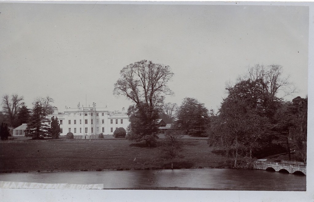 Postcard Harlestone House, Northamptonshire. Format Mono… Flickr