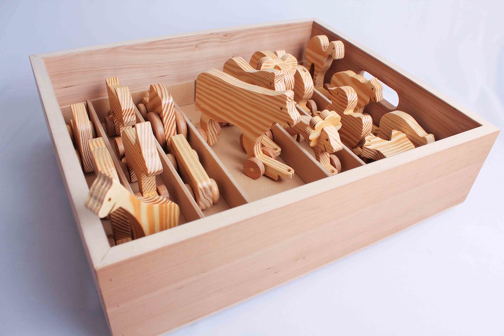 Box of HandMade Wooden Toys HandMade Wooden Toys made … Flickr