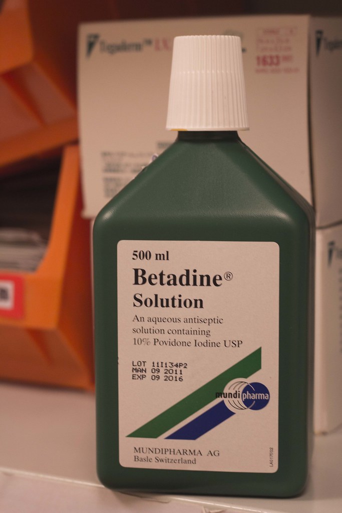 betadine solution MRM Poblete Flickr