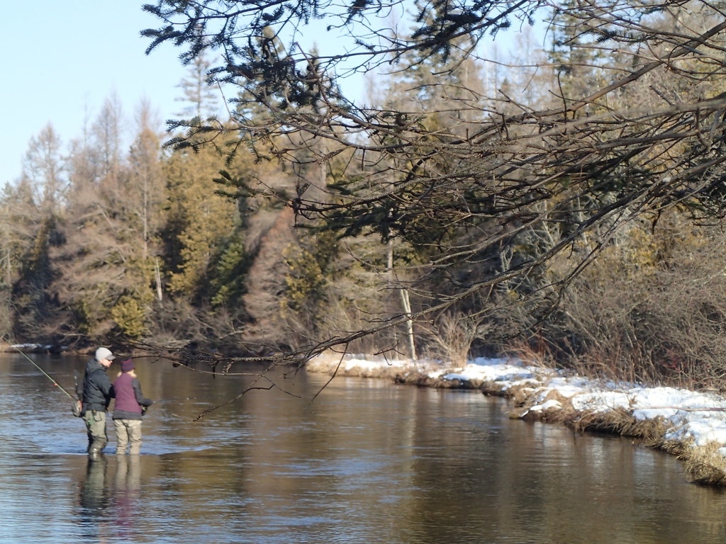 Winter Fishing Jordan River 1.8.2013 BOYNE Michigan Flickr