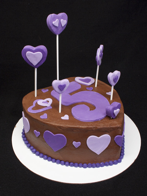Heart Cake This cake was for a five year old girl's birthd… Flickr