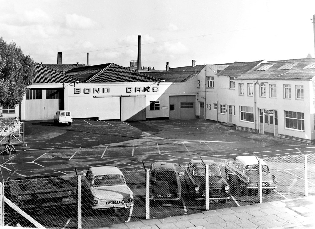 Bond Cars Ltd., Ribbleton, Preston, 1967 Image courtesy of… Flickr