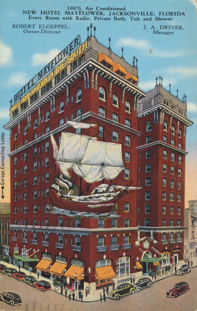 The Cardboard America Motel Archive Hotel Mayflower Jacksonville