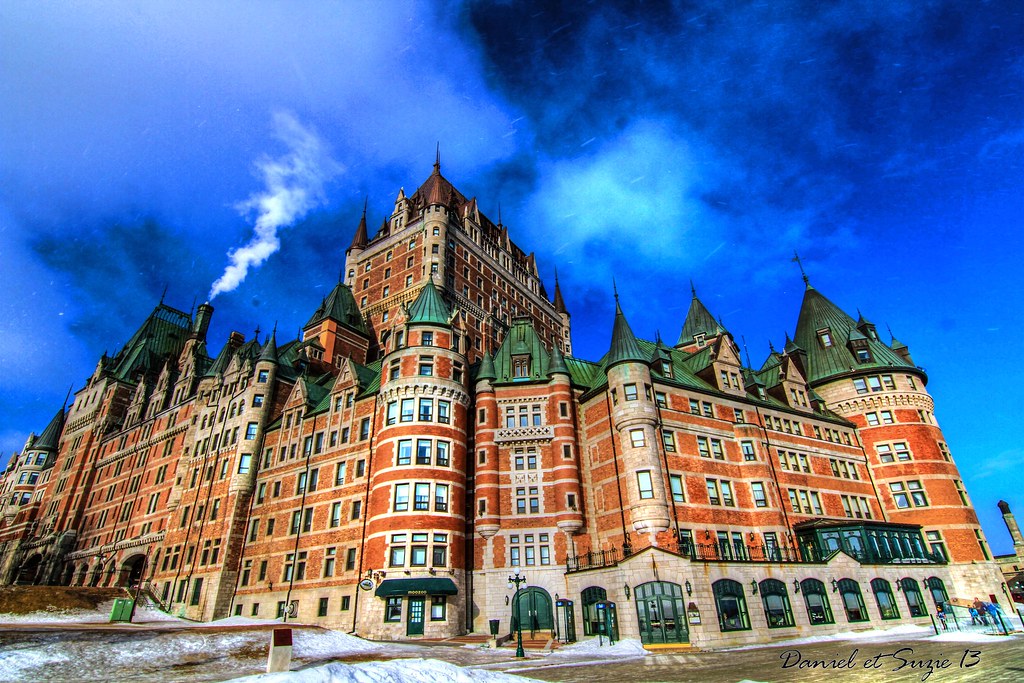 Le château Frontenac de Québec...The castle Frontenac of Q… Flickr