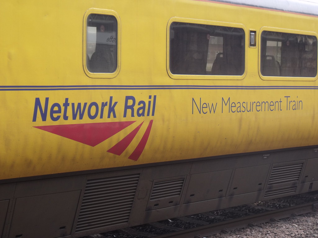 Network Rail logo New Measurement HST Mk3 Adam H Flickr