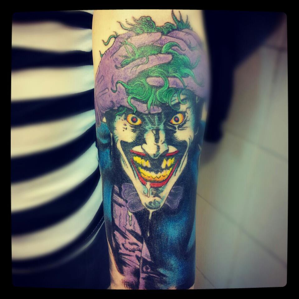 Joker tattoo The killing joke tattoo by Max Sagato Ashelen Otu