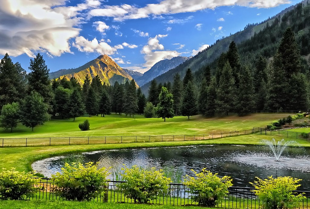Summer Scene The view from a vacation condo in Leavenworth… Flickr