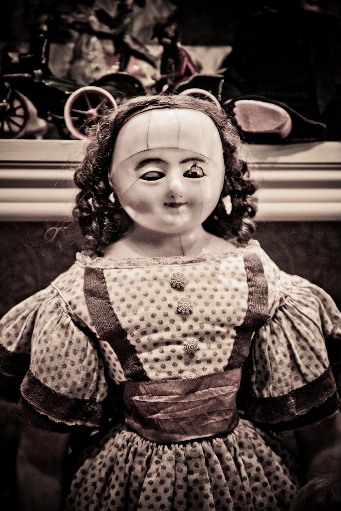 Creepy doll Weston Park Museum also have some creepy dolls… Flickr