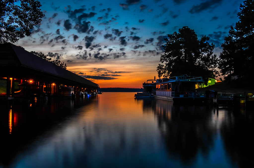Lake Gaston Sunset Beautiful sunset at Lake Gaston, NC. Th… Flickr