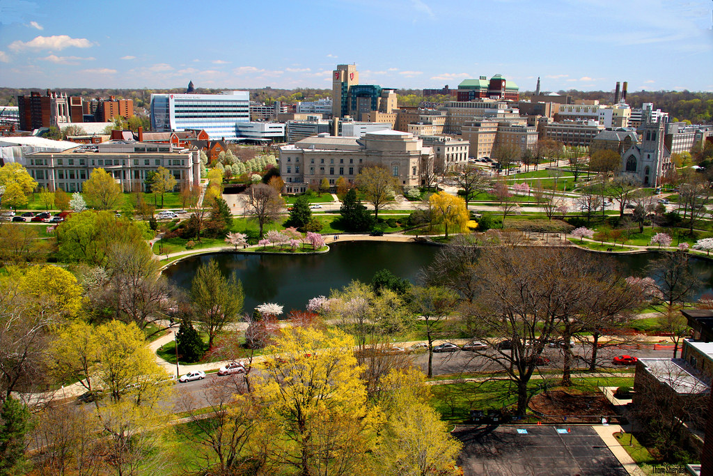 University Circle in the Spring Cleveland Thom Sheridan Flickr