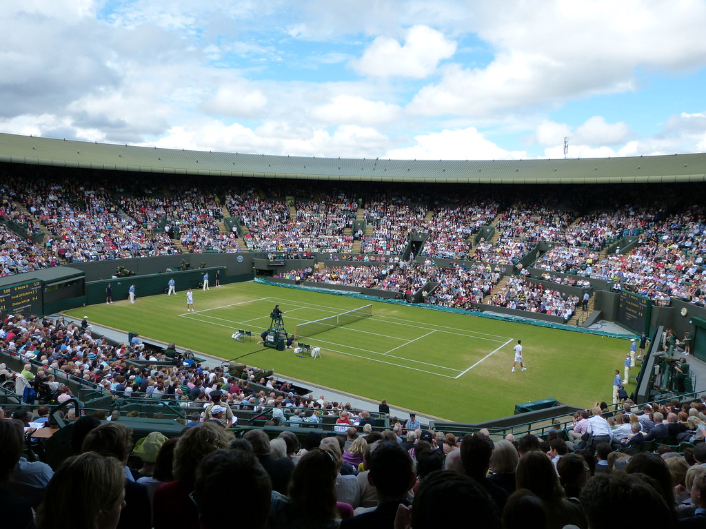 Wimbledon Court No 1 During the Wimbledon quarterfinal be… Flickr