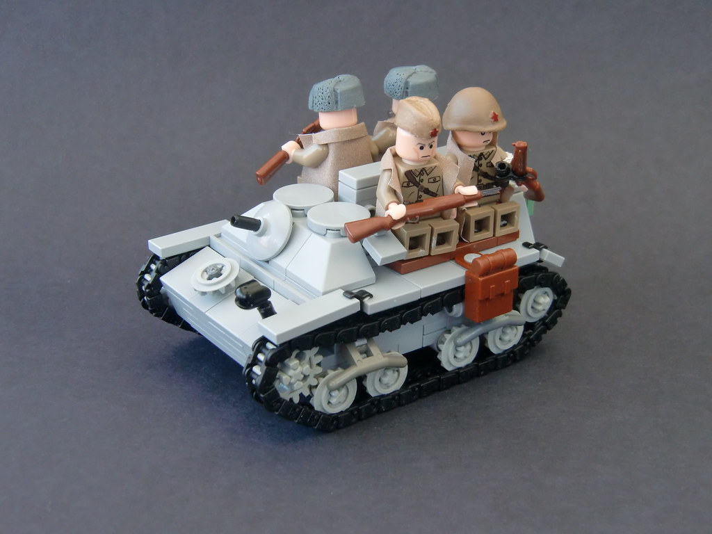 Lego ww2 T20 Komsomolets T20 armored tractor Komsomole… Flickr