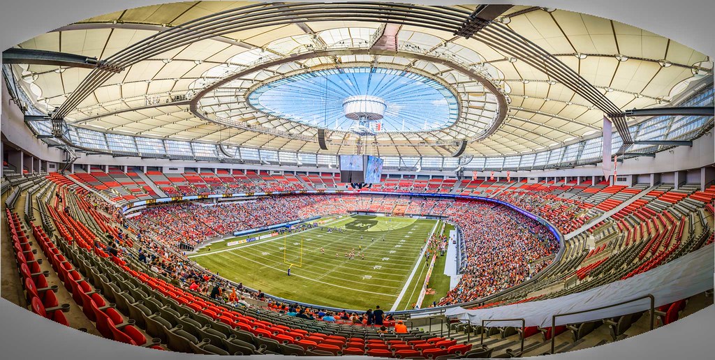 CFL Football BC Place Stadium This is a panorama of BC Pl… Flickr