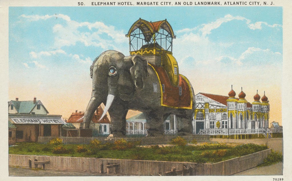 The Cardboard America Motel Archive Elephant Hotel Atlantic City