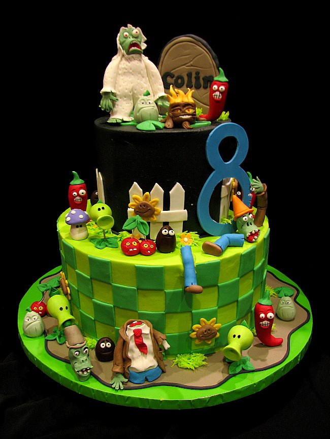 Colin's Plants vs. Zombies Cake This has my newest … Flickr