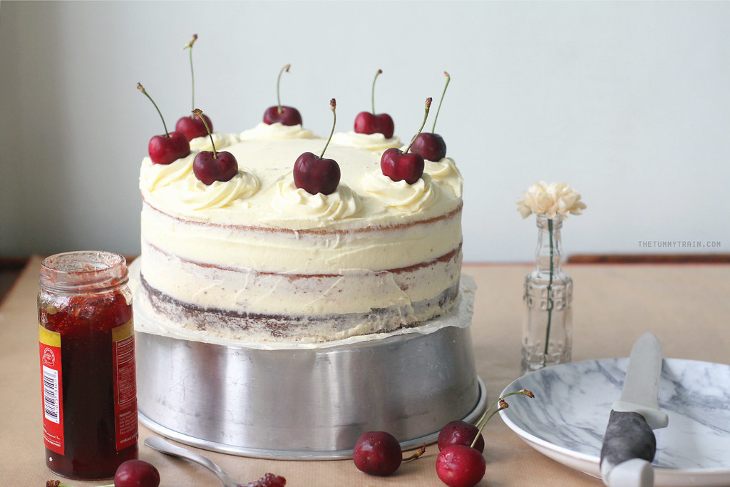 A Neapolitan Layer Cake made with love using KitchenAid