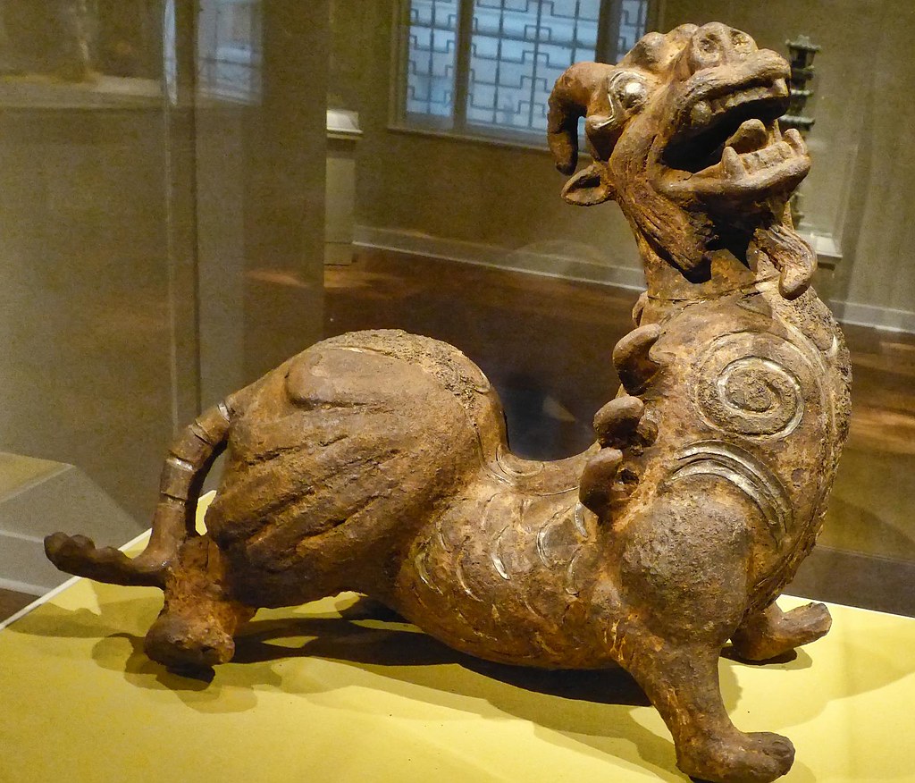 Bixie (Chimera) attributed to Chu culture Western Han Dyna