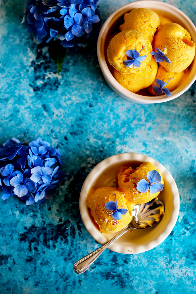Monsoon Spice Unveil the Magic of Spices... NoChurn Mango Ice Cream