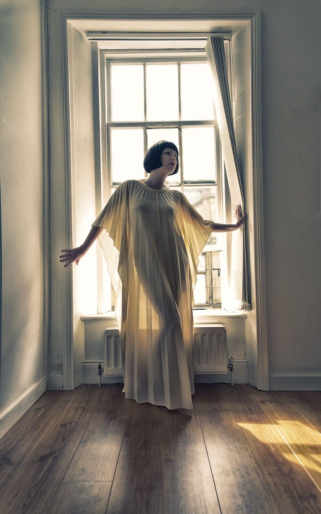 Kelly Horn Vintage Fashion Portrait 2 I love the backlight… Flickr