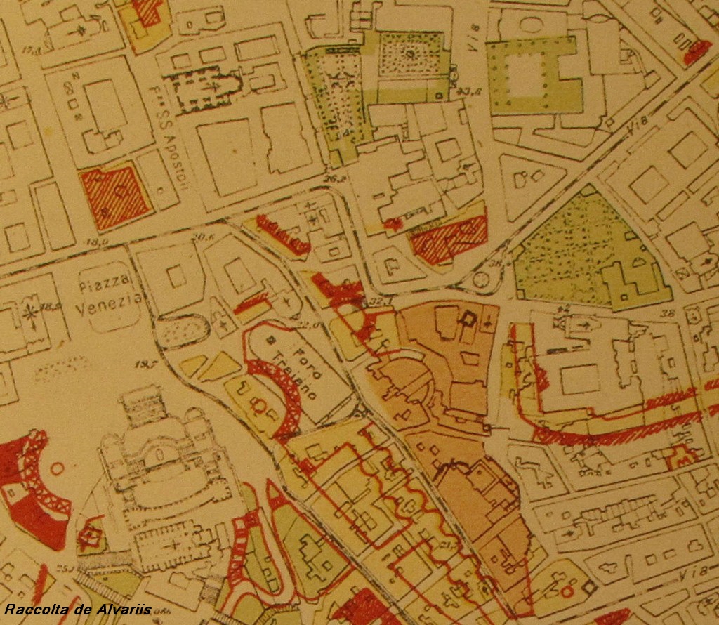 1931 Piano Regolatore zona archeologica, particolare Flickr