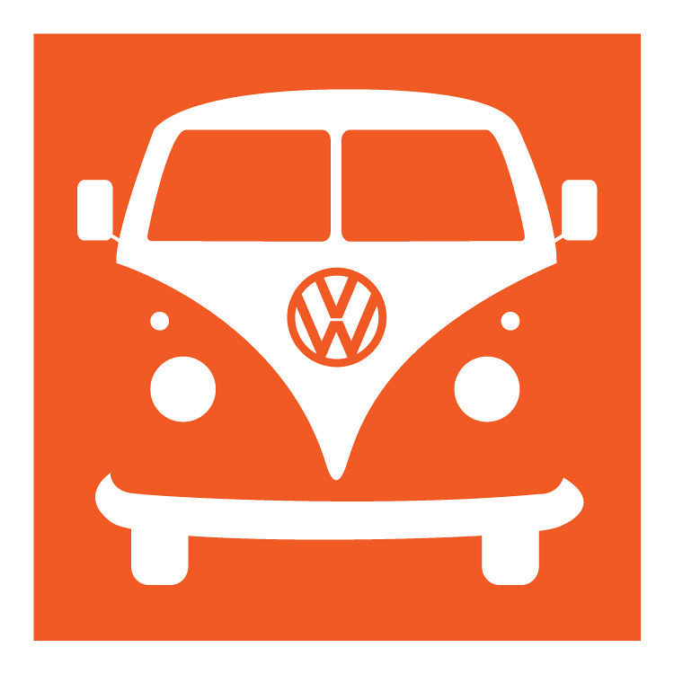 Camper Van Print Two colour Camper Van vector illustration… Flickr