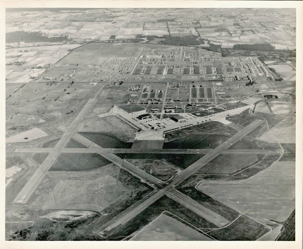 1949 aerial photo of Naval Air Station, Memphis, Tennessee… Flickr