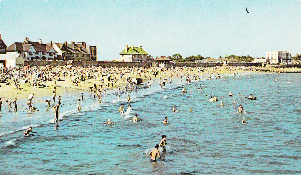 Walton on the Naze Beach 1950s Walton on the Naze Beach