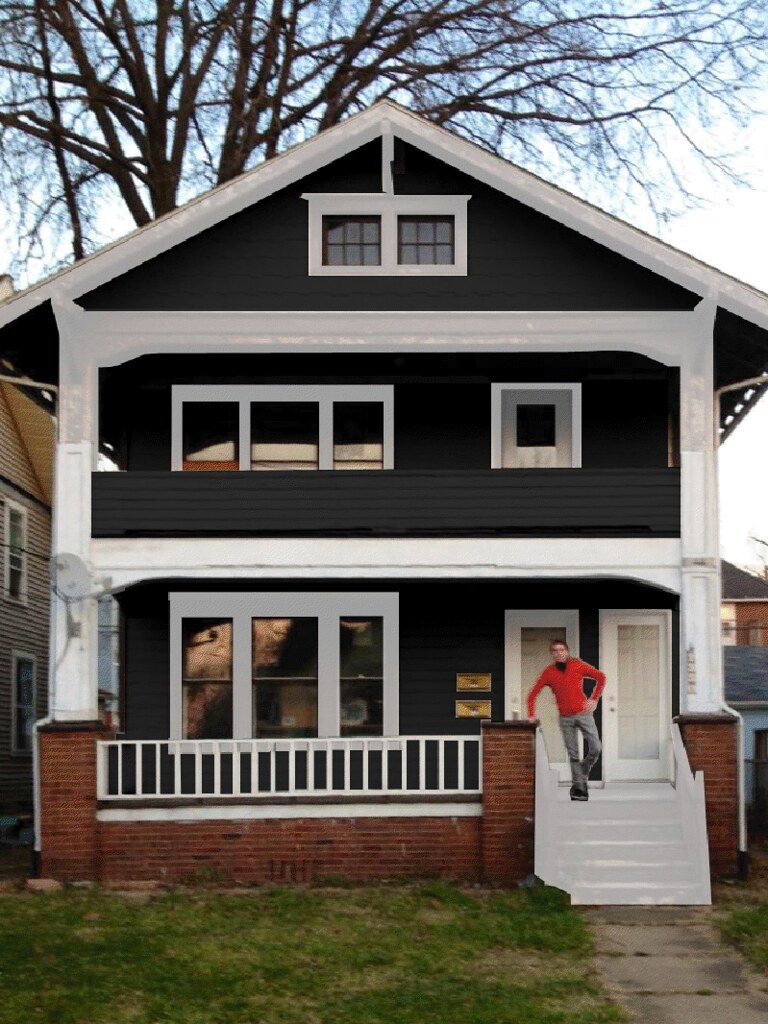 1330 LA House Dark Grey and White Sean Bender Flickr