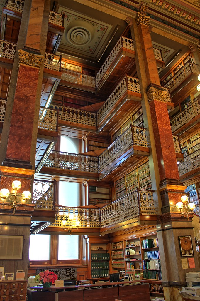 Law Library Iowa State Capitol Des Moines Iowa Raymond Cunningham
