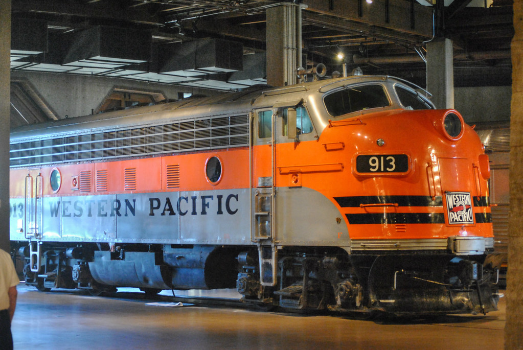 Western Pacific 913 At Sacramento Museum. ( 3 Views ) Flickr