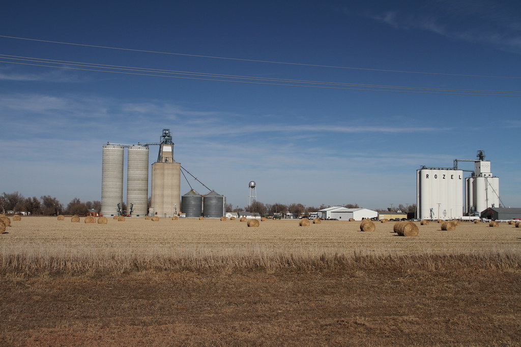 Rozel Kansas, Grain Elevator, Pawnee County KS Bruce Wicks Flickr