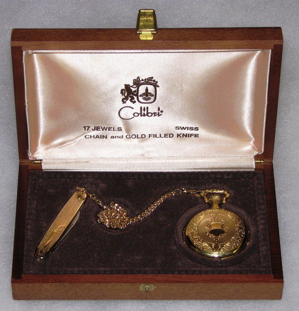 Vintage Colibri 17Jewel ManualWind Pocket Watch and Knif… Flickr