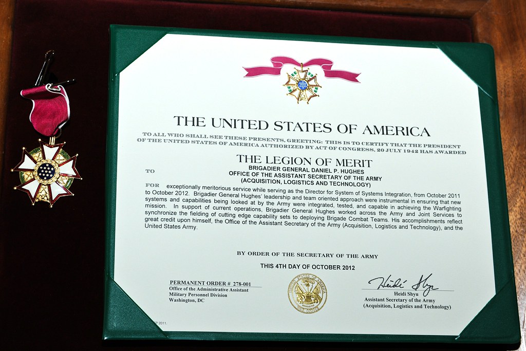 Brig. Gen. Hughes receives Legion of Merit Award ABERDEEN … Flickr