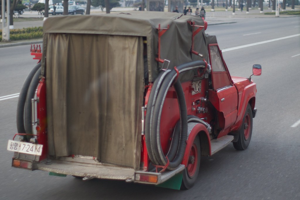 North Korean Fire Truck Travel with me to North Korea am… Flickr