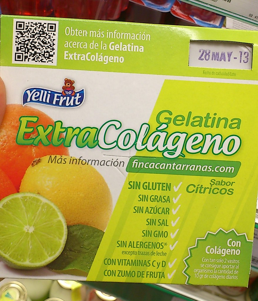 Gelatina rica en colágeno Yelli Frut extra colágeno sabor … Flickr
