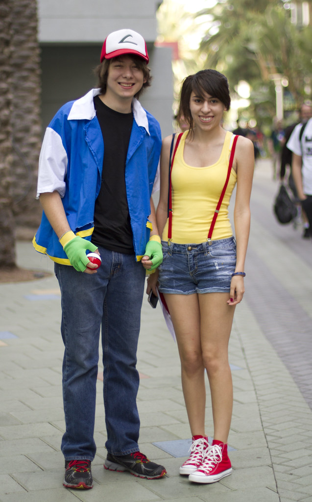 Pokemon trainers Ash and Misty Nathan Rupert Flickr