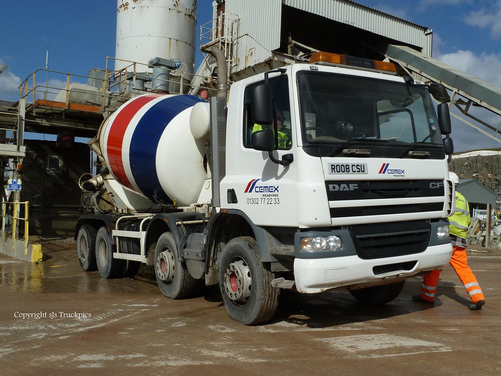 Truck Mixers Cemex UK Ltd DAF CF Mixer SteveJeffssonSwift Flickr