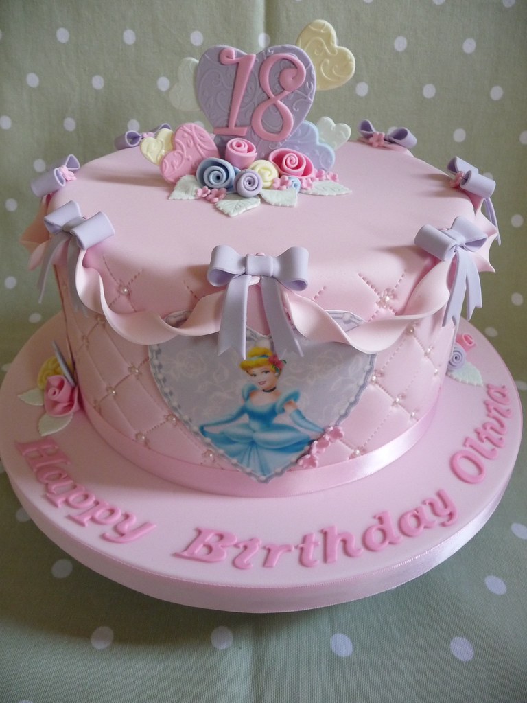 Disney Princess Cake 18th Birthday Cake . Debbie Flickr